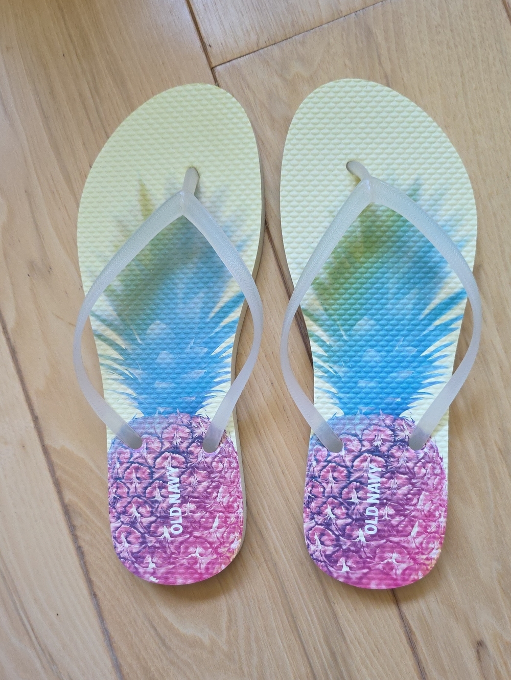 Pinapple Flip Flops